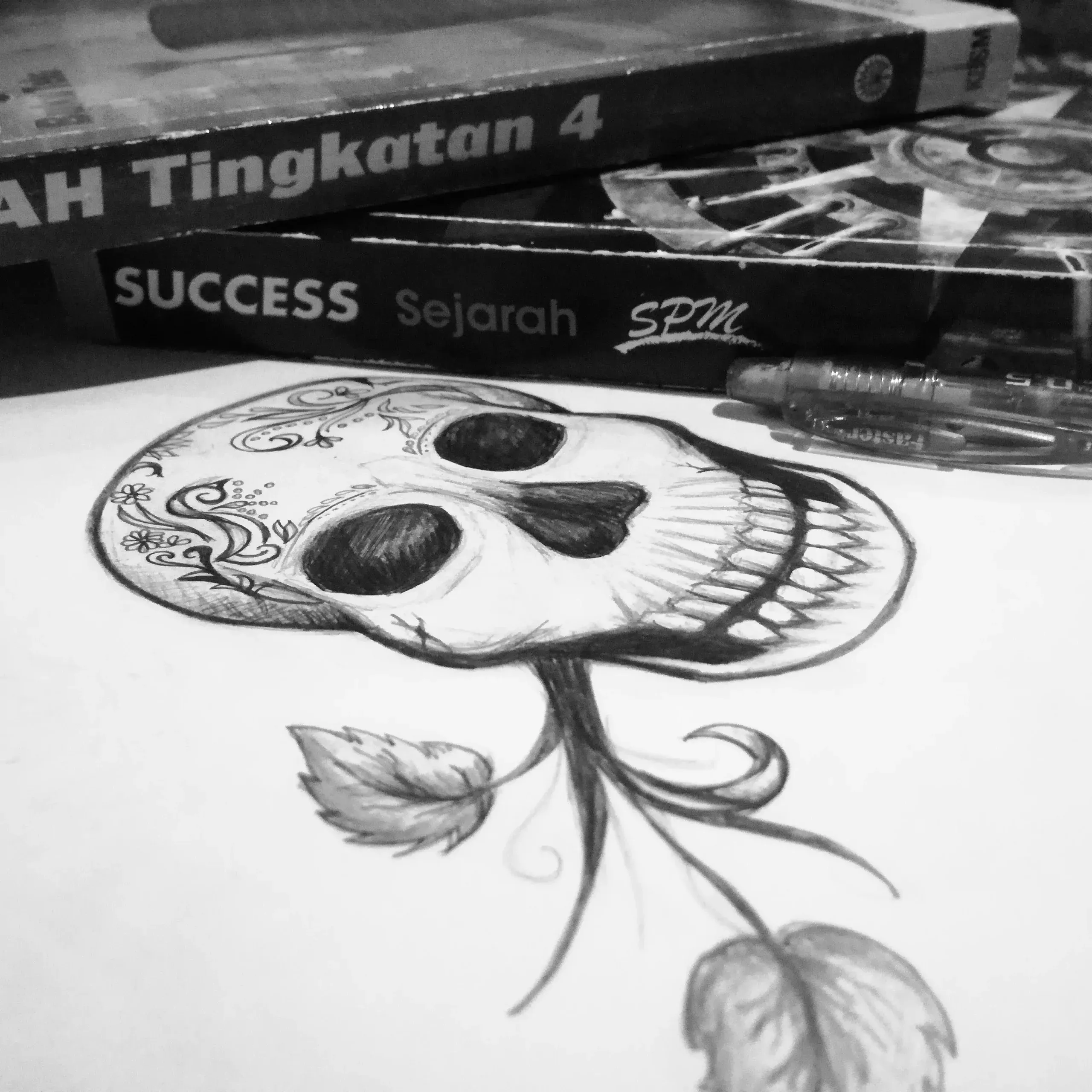 El Dia de los Muertos, artwork by Narvitaa