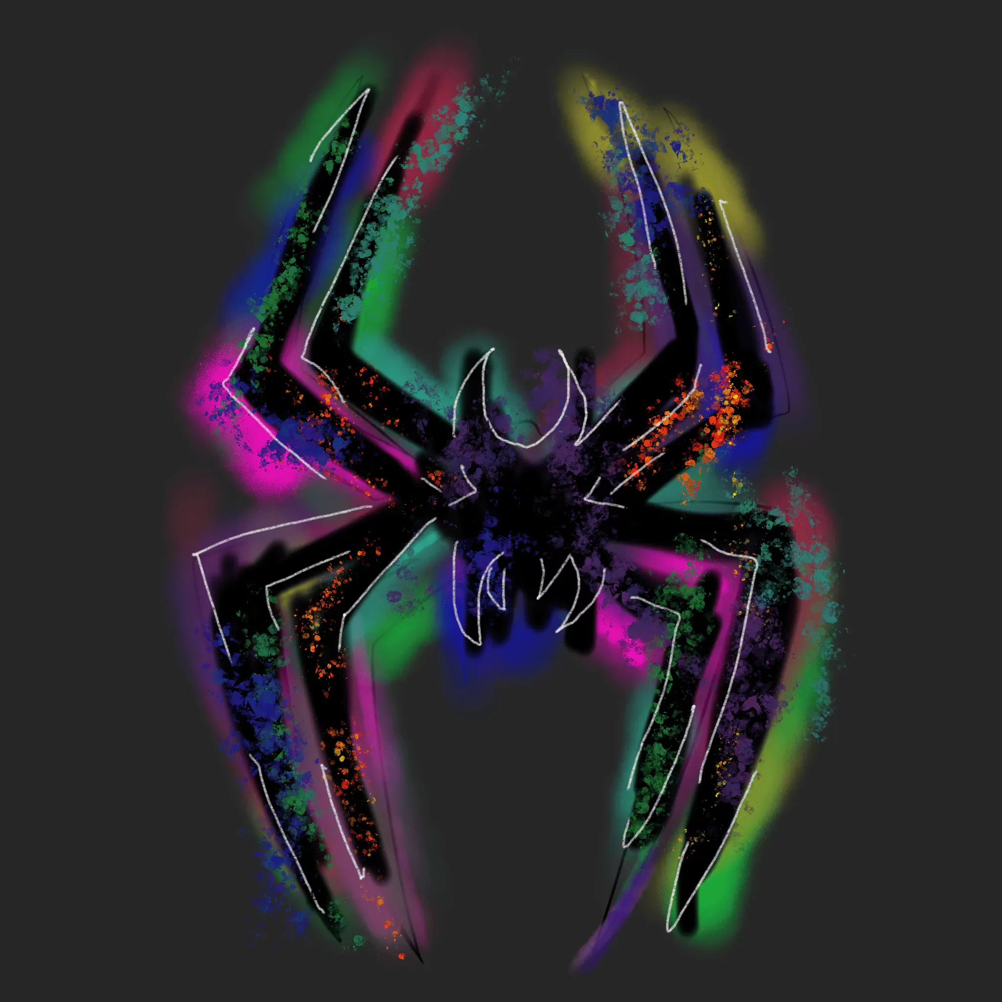 Into the Spiderverse, artwork by Narvitaa