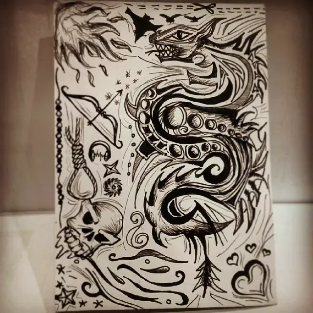 The Four Horsemen of Procrastination 3, artwork by Narvitaa